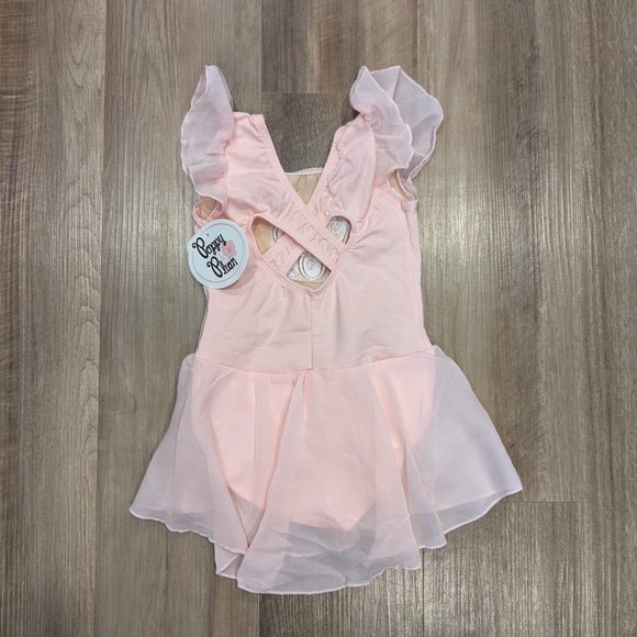 Monogramed (Initals NRS) Toddler 2-4T Ballet Dress - Picture 2 of 4